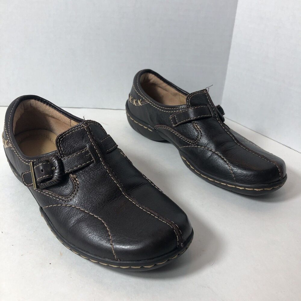 Naturalizer Shoes Womens Size 7 N5 Comfort Pursue Casual Slip On Loafer Brown G3